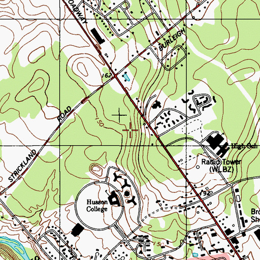 Topographic Map of City of Bangor, ME