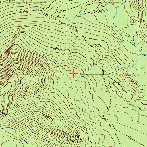 Topographic Map of Town of Beaver Cove, ME