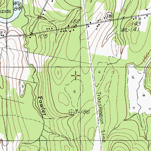Topographic Map of Town of Benton, ME