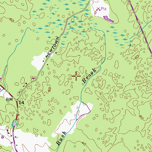 Topographic Map of City of Biddeford, ME