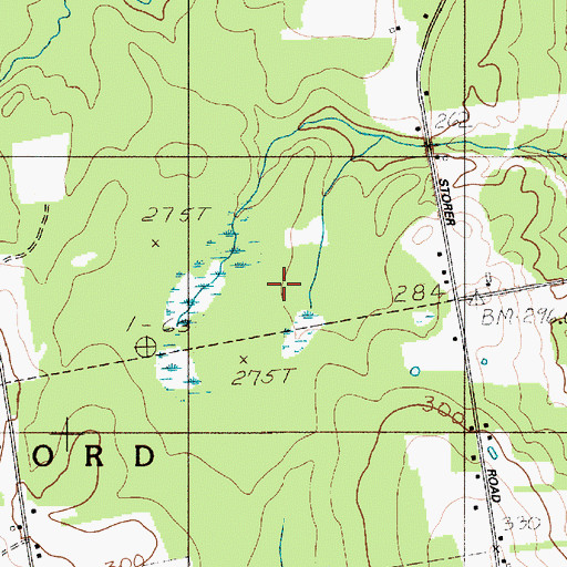Topographic Map of Town of Bradford, ME