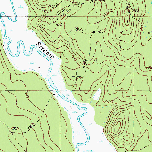 Topographic Map of Town of Bradley, ME