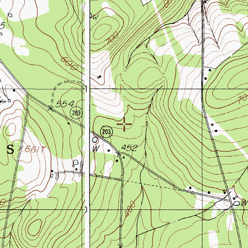 Topographic Map of Town of Brooks, ME