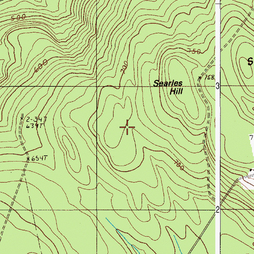 Topographic Map of Town of Brownville, ME