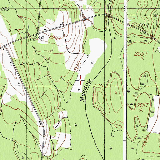 Topographic Map of Town of Burnham, ME