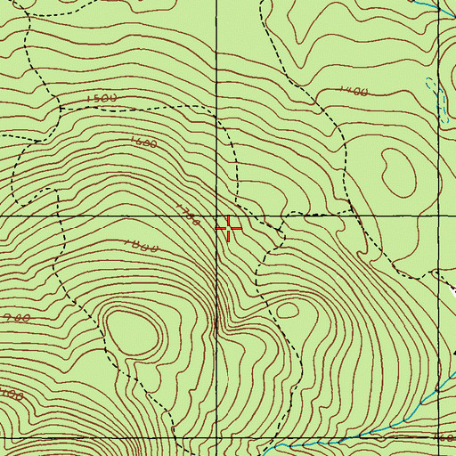 Topographic Map of Town of Carrabassett Valley, ME