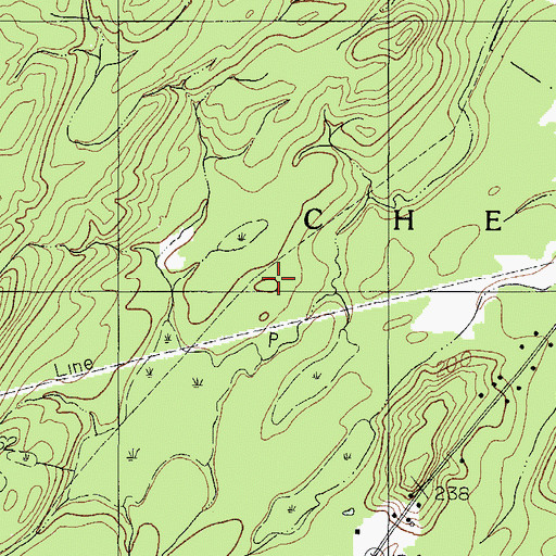 Topographic Map of Town of Chelsea, ME