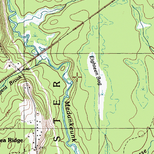Topographic Map of Town of Chester, ME