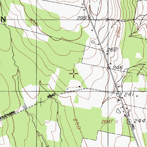 Topographic Map of Town of Clinton, ME