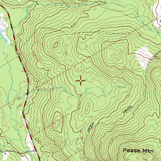 Topographic Map of Town of Cornish, ME