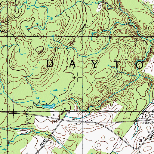 Topographic Map of Town of Dayton, ME