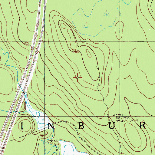 Topographic Map of Town of Edinburg, ME