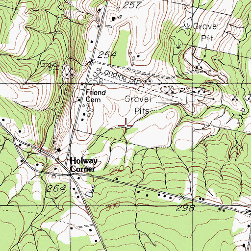 Topographic Map of Town of Fairfield, ME