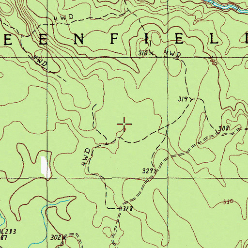 Topographic Map of Township of Greenfield, ME