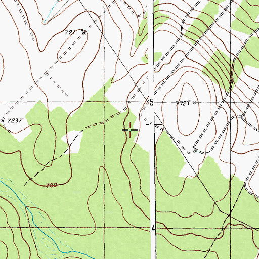 Topographic Map of Town of Hamlin, ME