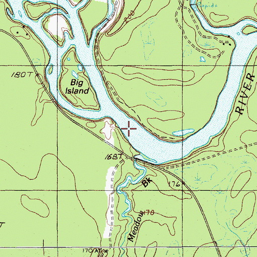 Topographic Map of Town of Howland, ME