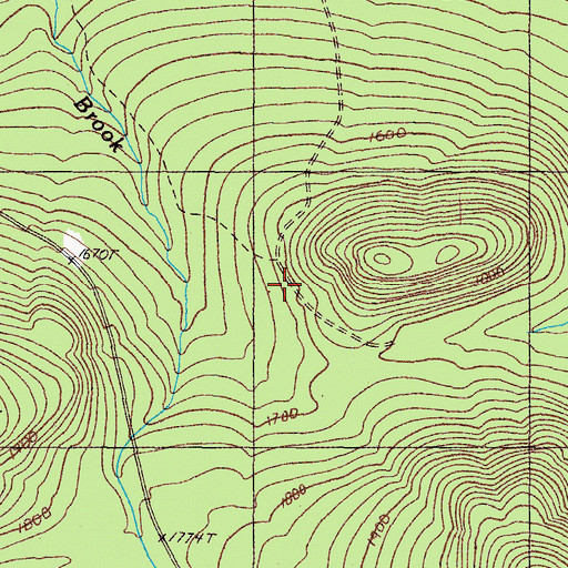 Topographic Map of Town of Jackman, ME