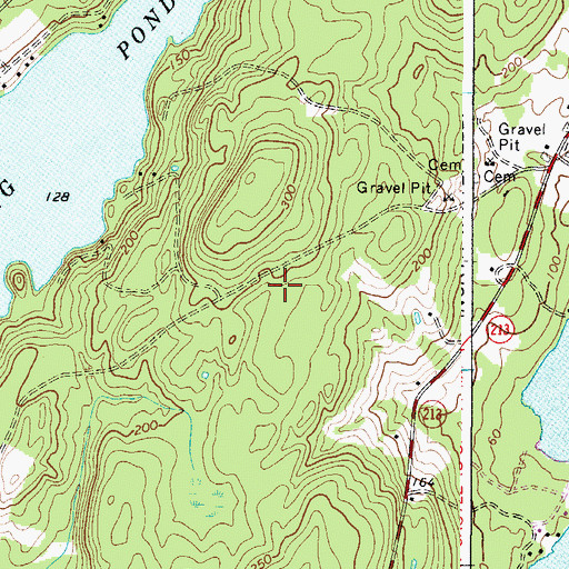 Topographic Map of Town of Jefferson, ME