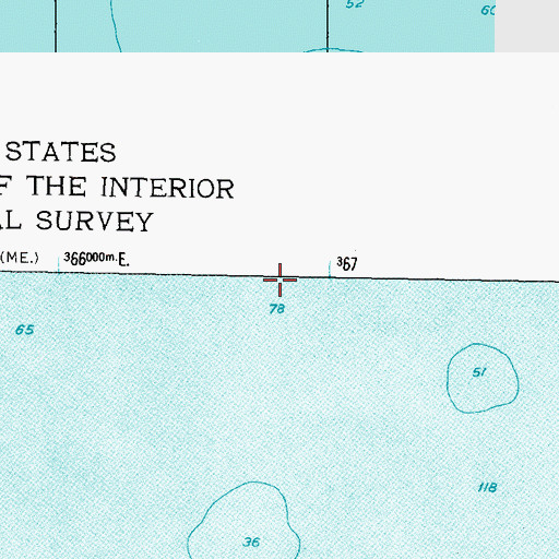 Topographic Map of Town of Kittery, ME