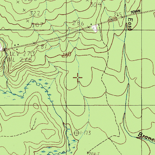 Topographic Map of Town of Lagrange, ME