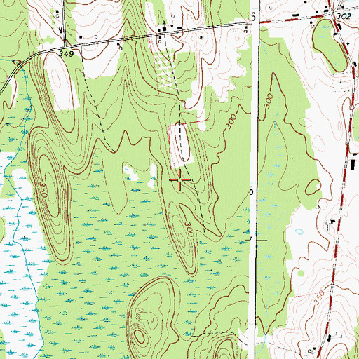Topographic Map of Town of Leeds, ME