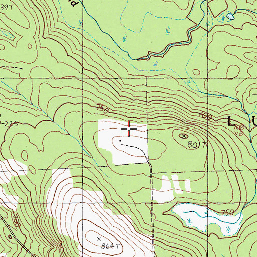 Topographic Map of Town of Ludlow, ME