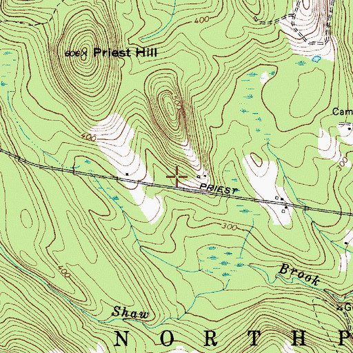 Topographic Map of Town of Northport, ME