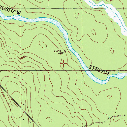 Topographic Map of City of Old Town, ME