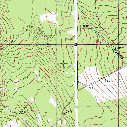 Topographic Map of Town of Osborn, ME