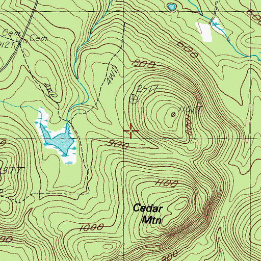 Topographic Map of Town of Parsonsfield, ME