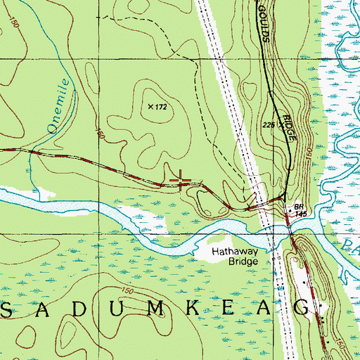 Topographic Map of Town of Passadumkeag, ME