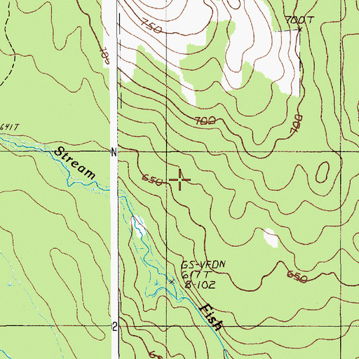 Topographic Map of Town of Patten, ME