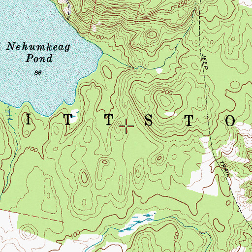 Topographic Map of Town of Pittston, ME