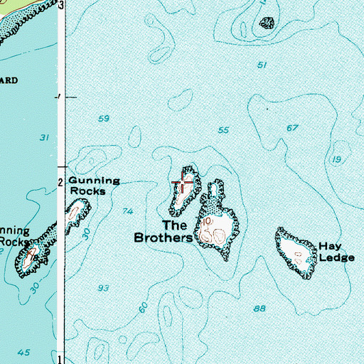 Topographic Map of Town of Saint George, ME