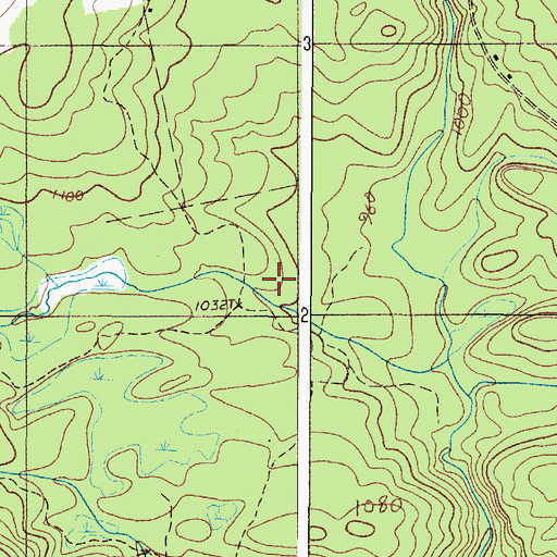 Topographic Map of Town of Shirley, ME
