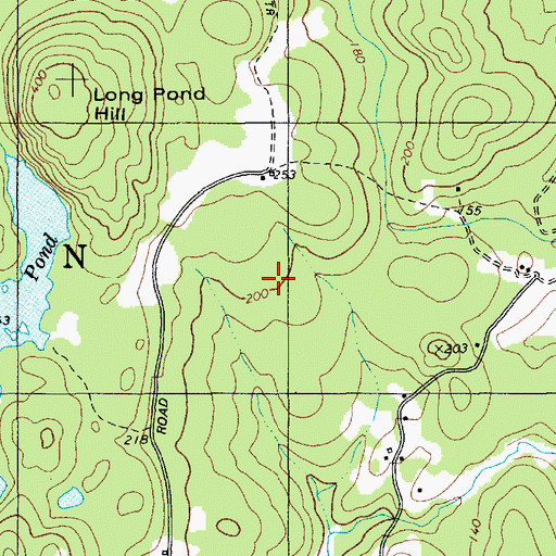 Topographic Map of Town of Sullivan, ME