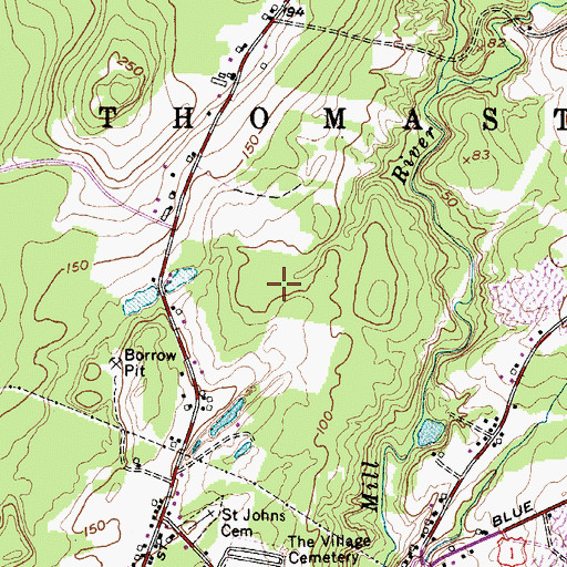 Topographic Map of Town of Thomaston, ME