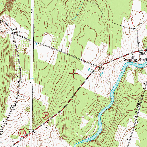 Topographic Map of Town of Turner, ME