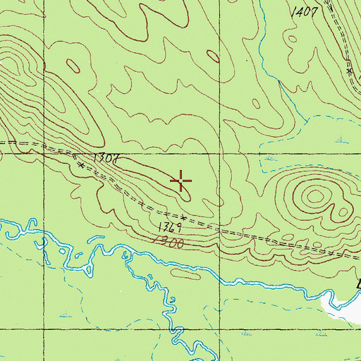 Topographic Map of Town of Upton, ME