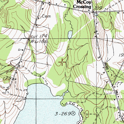 Topographic Map of Town of Vassalboro, ME
