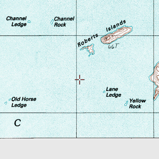 Topographic Map of Town of Vinalhaven, ME