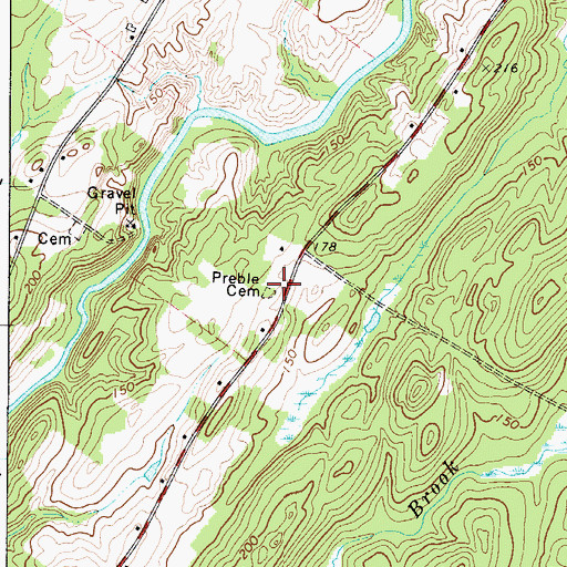 Topographic Map of Town of Whitefield, ME