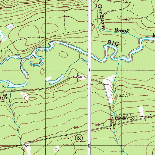 Topographic Map of Town of Willimantic, ME