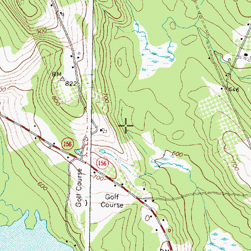 Topographic Map of Town of Wilton, ME