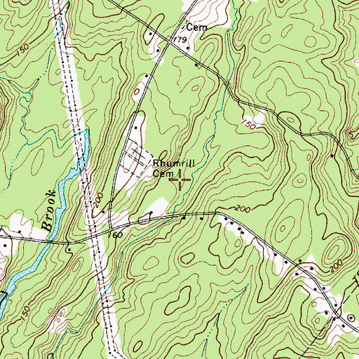 Topographic Map of Town of Wiscasset, ME