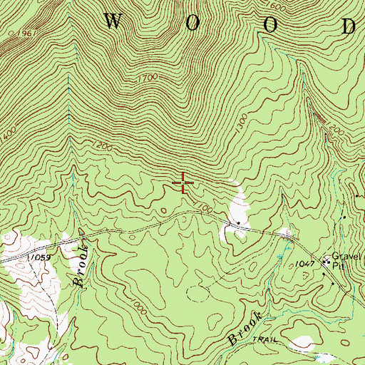 Topographic Map of Town of Woodstock, ME