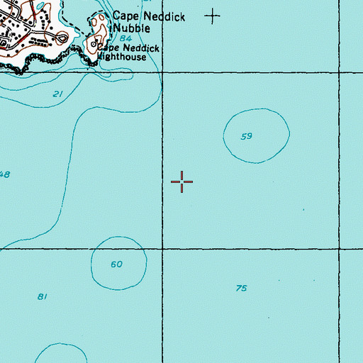 Topographic Map of Town of York, ME