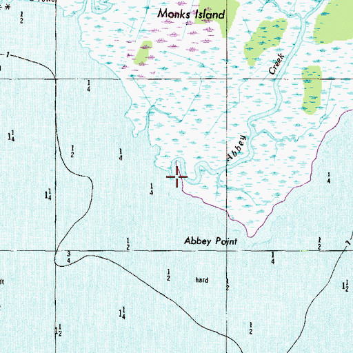 Topographic Map of Abbey Creek, MD