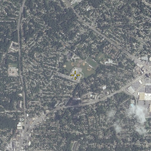 Aerial/Satellite Image of Albert Einstein High School, MD
