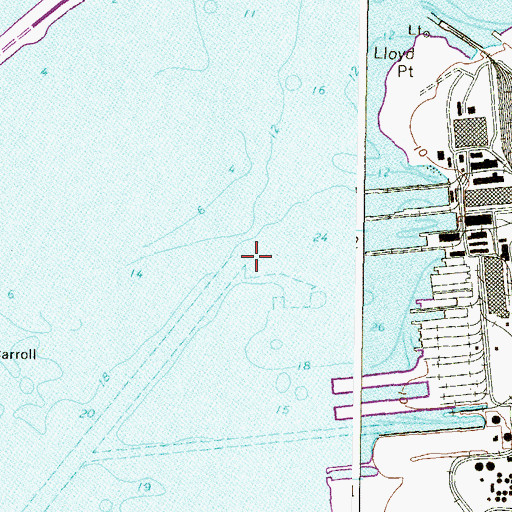 Topographic Map of Bear Creek, MD